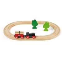 BRIO 33042 BRIO Ж/д с грузовым поездом, 18 элементов