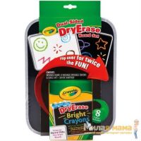 Crayola 98-8638 Двусторонняя доска для рисования Dry Erase