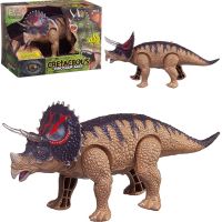 Junfa WS5315/коричневый Динозавр Junfa Трицератопс, движение, световые и звуковые эффекты, коричневый