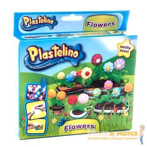 Plastelino NOR2830 Пластелино "Флорист" - масса для лепки + аксессуары