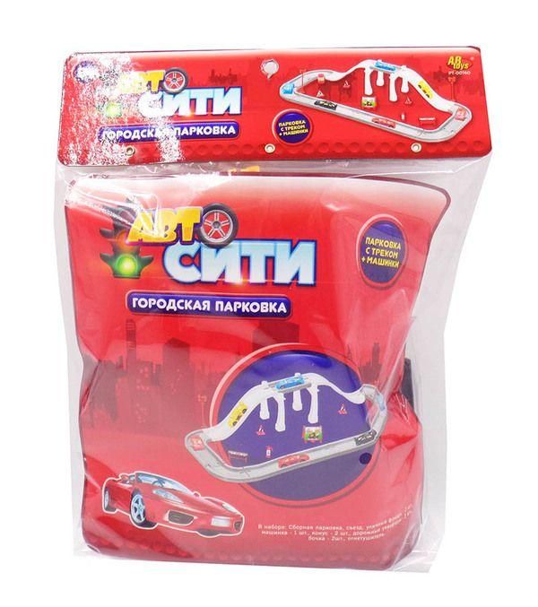 ABtoys PT-00760 Парковка "АвтоСити", в наборе с треком и машинкой