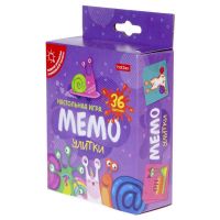 Hatber 36ИнМ-26160 Настольня игра Hatber МЕМО Улитки 36 карточек