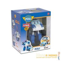 Robocar POLI 83094 Поли трансформер (12,5 см) свет + инструменты