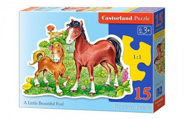 Castorland В-015023 Пазл Castorland 15 деталей Жеребенок