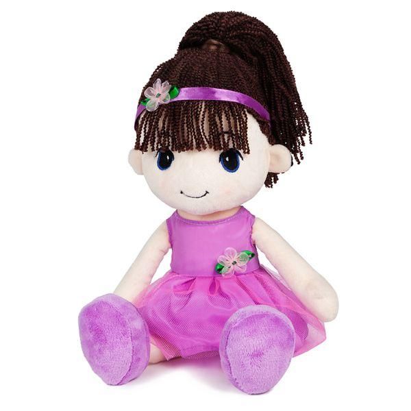 Maxitoys MT-HH-R9038E5 Dolls Мягкая кукла Стильняшка Брюнетка, 40 см