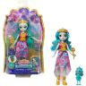 Mattel GYJ14 Энчантималс Кукла Королева Парадайз и питомец Рейнбоу, 20 см