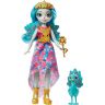 Mattel GYJ14 Энчантималс Кукла Королева Парадайз и питомец Рейнбоу, 20 см