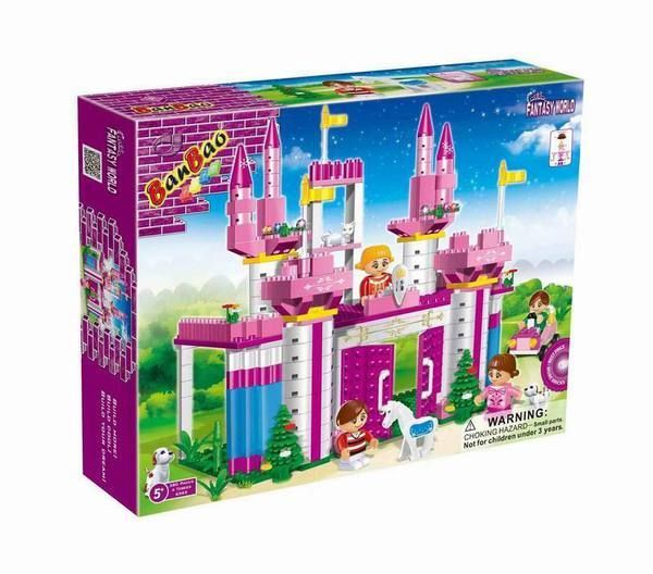 BanBao 6365 Конструктор Банбао "Дворец" с аксессуарами,  4 фигурки, 380 деталей