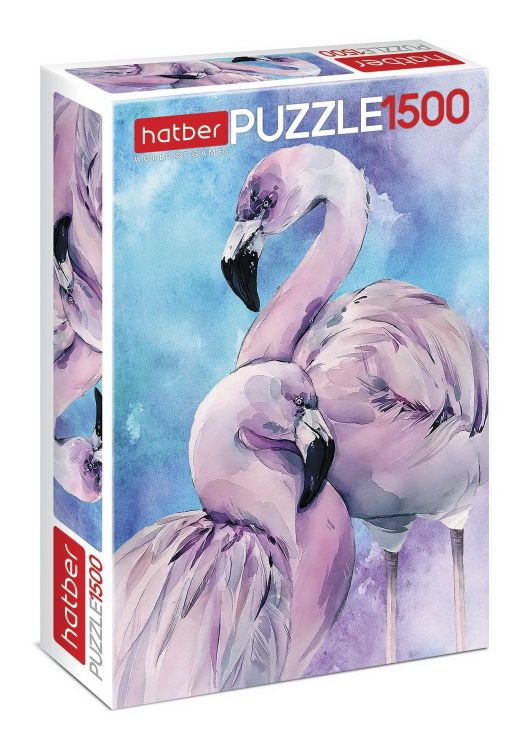 Hatber 1500ПЗ2-22315 Пазл Hatber Фламинго 1500 элементов, 480х670мм Hatber 1500ПЗ2-22315 Пазл Hatber Фламинго 1500 элементов, 480х670мм
