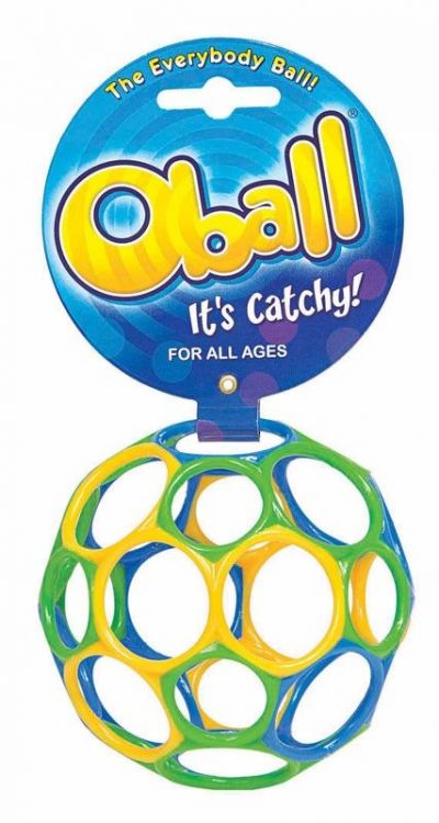 Oball 81024 Мячик разноцветный, 10 см