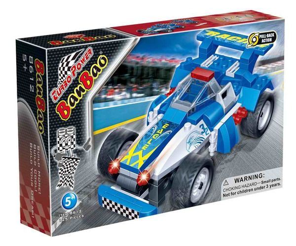 Конструктор "Гоночная машина Eagle" 125 деталей  Banbao (Банбао)