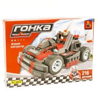 Ausini 26502 Конструктор Гоночная машина "Гонка", 216 деталей