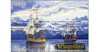 Puzzolini 7735 Пазл Рэнди ван Бик Корабли капитана Ванкувера, 1000 элементов