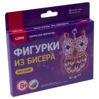 LORI Бис-084 Набор для творчества LORI Фигурки из бисера "Сова"