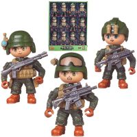 Junfa WP-10431/1 Солдатик Junfa (зеленая форма) в индивидуальной прозрачной коробочке