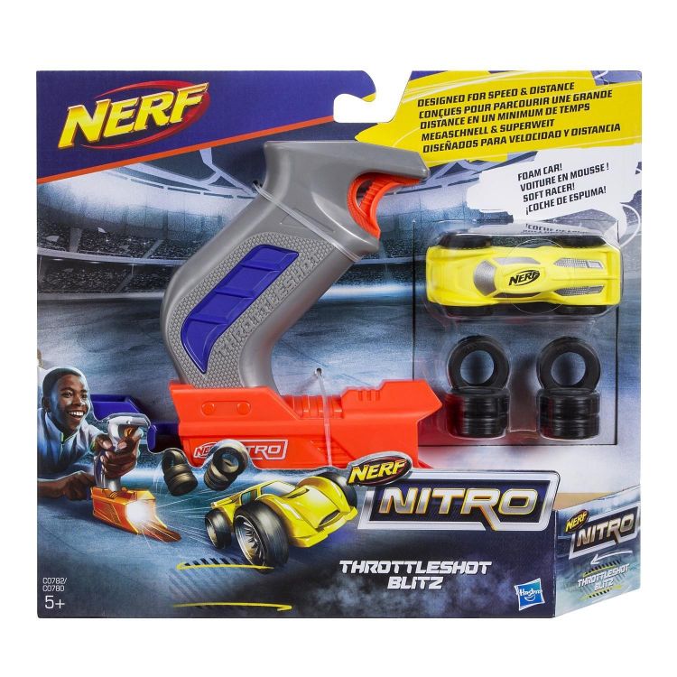 Hasbro C0782 Nerf Nitro Бластер с пусковым устройством, с покрышками