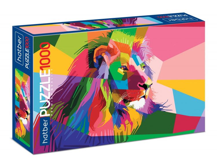 Hatber 1000ПЗ2-26194 Пазл Hatber Premium ART Lion 1000 элементов Hatber 1000ПЗ2-26194 Пазл Hatber Premium ART Lion 1000 элементов