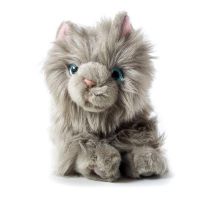 Мягкая игрушка Кошка серая, 20 см