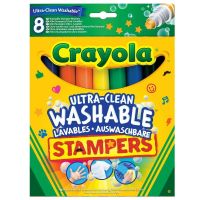 Crayola 58-8129 Набор из 8 мини-штампиков "Супер чисто"
