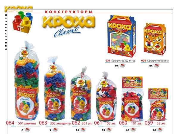 Bauer 060b-no Конструктор"Кроха"CLASSIK 101 эл.