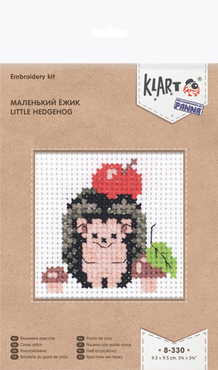 Klart 8-330 Набор для вышивания "Маленький ёжик"