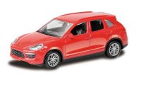 RMZ City 344020 Машина металлическая Porsche Cayenne Turbo, 1:64 без механизмов, цвет красный