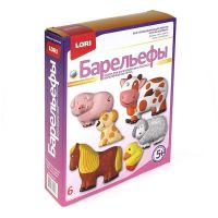 LORI Н-022 Набор для творчества LORI Набор для отливки барельефов Домашние животн