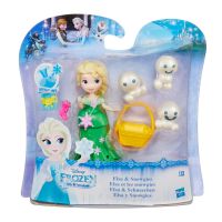 Hasbro B9875 Холодное сердце Игровой набор Маленькое королевство "Мини-кукла Эльза и снеговички"