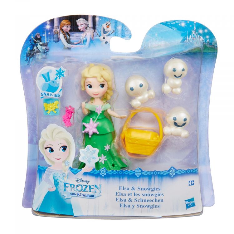 Hasbro B9875 Холодное сердце Игровой набор Маленькое королевство "Мини-кукла Эльза и снеговички"