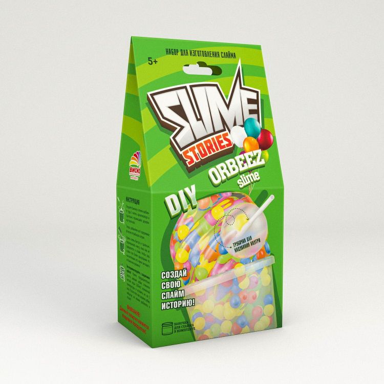 ВИСМА 920пл Набор для опытов и экспериментов ВИСМА химик Slime Stories Orbeez