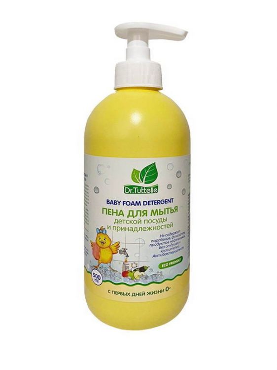 DR.Tuttelle DT015 Пена для мытья DR.Tuttelle детской посуды 500мл