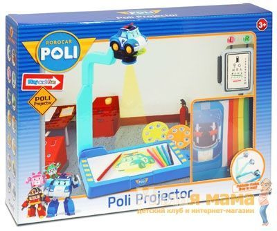 Robocar POLI 83017 Доска для рисования с проектором