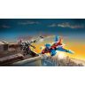 Lego Super Heroes 76150 Конструктор Лего Супер Герои Реактивный самолёт Человека-Паука против Робота Венома, 371 деталь