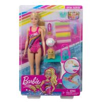 Mattel GHK23 Игровой набор Mattel Barbie Приключения Барби в доме мечты Чемпион по плаванию