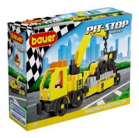 Bauer 816b Конструктор Bauer Pit Stop с эвакуатором и гоночной машиной, черно-желтая