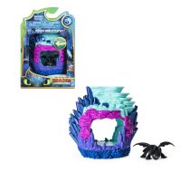 Spin Master 66624 Dragons 3 Дракон в пещере с УФ-подсветкой, Беззубик