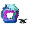 Spin Master 66624 Dragons 3 Дракон в пещере с УФ-подсветкой, Беззубик