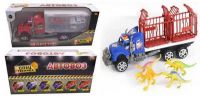 ABtoys C-00370 Спецтехника Автовоз с 4 фигурками динозавров