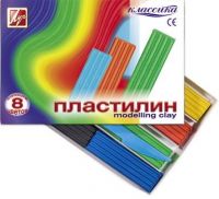 Пластилин "Классика" Детство 8 цветов, стек, 160 гр.