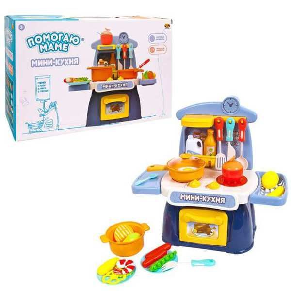 ABtoys PT-01263 Помогаю маме Кухня-мини, со световыми и звуковыми эффектами