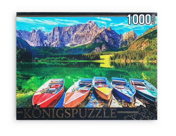 Konigspuzzle ГИК1000-8260 Пазл Озеро Фузине, Италия, 1000 элементов