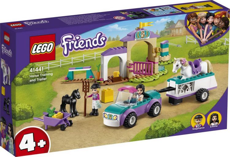 LEGO (Лего) 41441-L Конструктор LEGO Friends Тренировка лошади и прицеп для перевозки