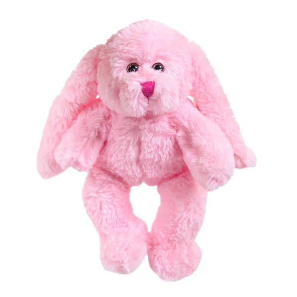 ABtoys M2061 Мягкая игрушка Кролик розовый, 15 см