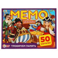 Умные игры 4680107921260 Настольная игра УМка Умные игры Карточная игра Мемо Пираты