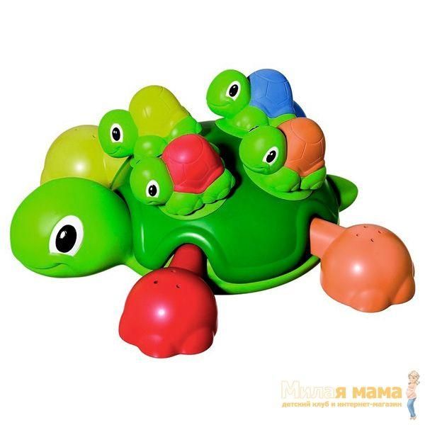TOMY BathToys T72097 Томи Игрушки для ванны Веселые черепашки для ванной