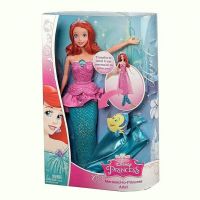 Mattel CHR73 Кукла Disney Принцесса Русалочка Ариэль 2 в 1