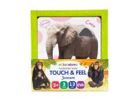 Malamalama 68749-6 Пазлы тактильные touch &amp; feel. Жители зоопарка по фото