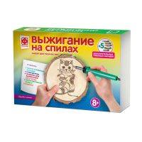 ФАНТАЗЁР 367205ФН Выжигание на спилах Игривый котенок
