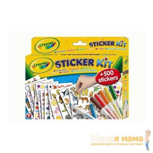 Crayola 5450 Набор стикеров + фломастеры