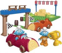 Mega Bloks 10745 Конструктор Смурфики. Гонки Смурфов